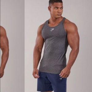 New gymshark ion tank top size L CharcoalGrey